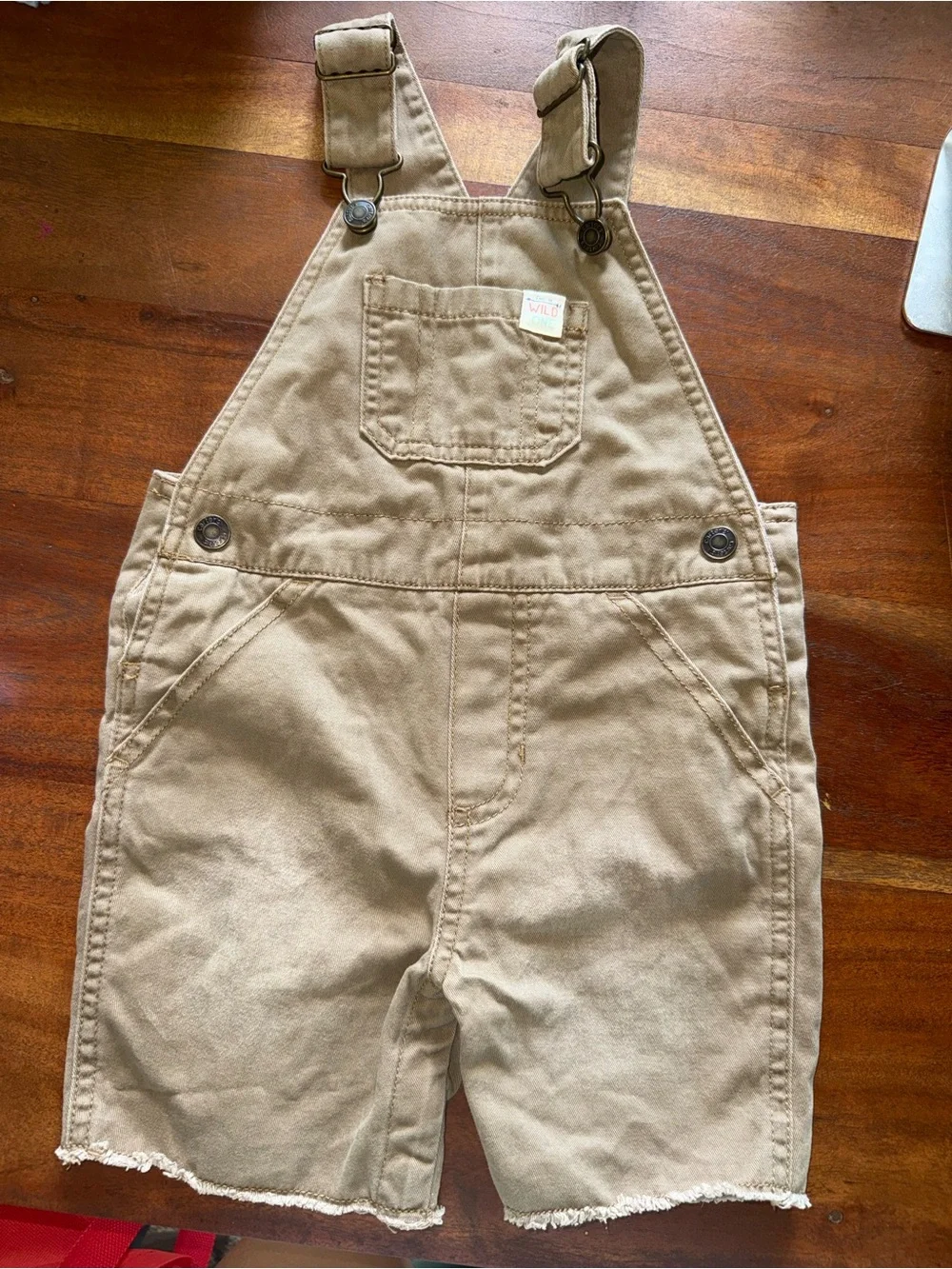 Carter's Tan Baby/Toddler Overalls with Adjustable Straps